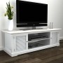 Mueble para TV de madera blanco de vidaXL, Muebles TV - Ref: Foro24-241373, Precio: 198,06 €, Descuento: %