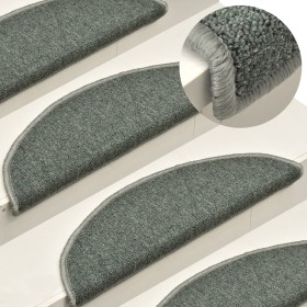 Stair Tread Rugs 15pcs Dark Green 65x24x4cm by vidaXL, Stair mats - Ref: Foro24-322361, Price: 59,24 €, Discount: %