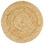 Manteles individuales redondos 4 uds yute natural liso 38 cm de vidaXL, Manteles individuales - Ref: Foro24-133834, Precio: 1...