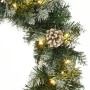 Corona de Navidad con luces LED PVC verde 45 cm de vidaXL, Luces de Navidad - Ref: Foro24-345171, Precio: 38,99 €, Descuento: %