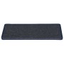 Alfombras de peldaños de escalera 15 uds gris y azul 65x21x4 cm de vidaXL, Alfombrillas para escalones - Ref: Foro24-326195, ...