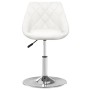 Silla de comedor de cuero sintético blanco de vidaXL, Sillas de comedor - Ref: Foro24-335149, Precio: 78,07 €, Descuento: %