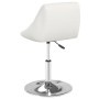 Silla de comedor de cuero sintético blanco de vidaXL, Sillas de comedor - Ref: Foro24-335149, Precio: 78,07 €, Descuento: %