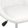 Silla de comedor de cuero sintético blanco de vidaXL, Sillas de comedor - Ref: Foro24-335149, Precio: 78,07 €, Descuento: %