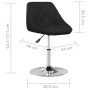 Silla de comedor de cuero sintético negra de vidaXL, Sillas de comedor - Ref: Foro24-335150, Precio: 77,39 €, Descuento: %