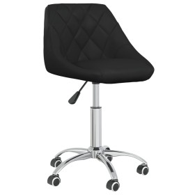 Silla de comedor giratoria cuero sintético negro de vidaXL, Sillas de comedor - Ref: Foro24-3088686, Precio: 93,99 €, Descuen...