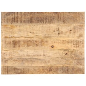 Tischoberfläche aus massivem Mangoholz, 25–27 mm, 70 x 60 cm von vidaXL, Tischplatten - Ref: Foro24-286021, Preis: 74,25 €, R...