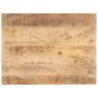 Tischoberfläche aus massivem Mangoholz, 25–27 mm, 70 x 60 cm von vidaXL, Tischplatten - Ref: Foro24-286021, Preis: 74,29 €, R...