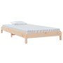 Cama apilable de madera pino maciza 80x200 cm de vidaXL, Camas y somieres - Ref: Foro24-820402, Precio: 110,87 €, Descuento: %