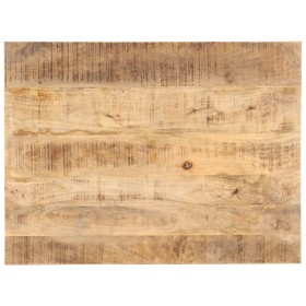 Tischoberfläche aus massivem Mangoholz, 25–27 mm, 90 x 70 cm von vidaXL, Tischplatten - Ref: Foro24-286029, Preis: 105,84 €, ...