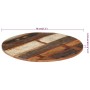 Solid recycled wood round table top 70 cm 15-16 mm by vidaXL, Table tops - Ref: Foro24-286034, Price: 75,35 €, Discount: %