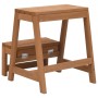 Taburete con peldaños plegable madera maciza de abeto de vidaXL, Taburetes escaleras - Ref: Foro24-315299, Precio: 72,78 €, D...