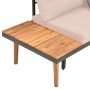 4-piece garden furniture set and solid acacia wood cushions by vidaXL, Garden sets - Ref: Foro24-316641, Price: 571,85 €, Dis...