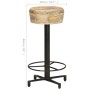 Kitchen stools 2 units solid mango wood 66 cm by vidaXL, Kitchen stools - Ref: Foro24-321962, Price: 171,36 €, Discount: %