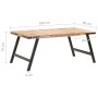 Mesa de comedor de madera maciza de mango 180x90x76 cm de vidaXL, Mesas de cocina y de comedor - Ref: Foro24-288119, Precio: ...