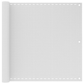 Toldo para balcón HDPE 90x600 cm blanco de vidaXL, Sombrillas - Ref: Foro24-42323, Precio: 33,99 €, Descuento: %