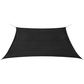 Square HDPE shade sail 3.6x3.6 m in anthracite grey color. by vidaXL, Umbrellas - Ref: Foro24-42277, Price: 36,84 €, Discount: %