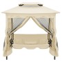 Cream white gazebo swing bench by vidaXL, Garden rockers - Ref: Foro24-43239, Price: 336,14 €, Discount: %