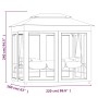 Cremeweiße Pavillon-Schaukelbank von vidaXL, Gartenwippen - Ref: Foro24-43239, Preis: 336,14 €, Rabatt: %