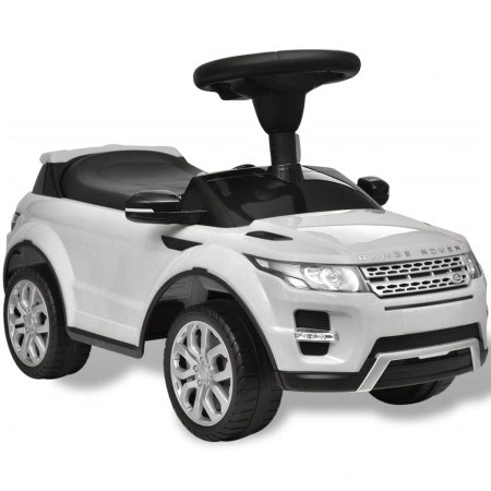 Coche de juguete blanco con música, modelo Land Rover 348 de vidaXL, Vehículos a pedales o para empujar - Ref: Foro24-10083, ...