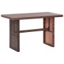 Brown synthetic rattan garden table 110x60x67 cm by vidaXL, Garden tables - Ref: Foro24-46443, Price: 138,99 €, Discount: %