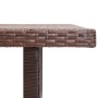 Brown synthetic rattan garden table 110x60x67 cm by vidaXL, Garden tables - Ref: Foro24-46443, Price: 138,99 €, Discount: %