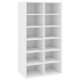 White plywood shoe cabinet 54x34x100.5 cm by vidaXL, Shoe racks and shoe organizers - Ref: Foro24-800396, Price: 78,70 €, Dis...