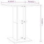 Plywood white glossy bistro table 60x60x75 cm by vidaXL, Kitchen and dining tables - Ref: Foro24-802108, Price: 35,80 €, Disc...