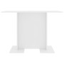 Mesa de comedor de madera contrachapada blanco 110x60x75 cm de vidaXL, Mesas de cocina y de comedor - Ref: Foro24-800243, Pre...