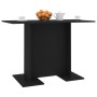 Mesa de comedor de madera contrachapada negro 110x60x75 cm de vidaXL, Mesas de cocina y de comedor - Ref: Foro24-800244, Prec...