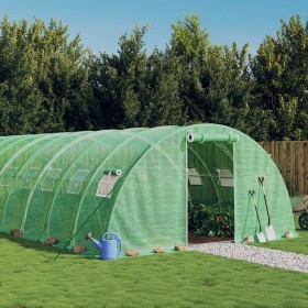 Greenhouse with green steel structure 88 m² 22x4x2 m by vidaXL, Greenhouses - Ref: Foro24-3188070, Price: 1,00 €, Discount: %