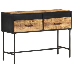 Mesa consola de madera rugosa de mango 110x35x75 cm de vidaXL, Mesas auxiliares - Ref: Foro24-288473, Precio: 174,99 €, Descu...