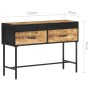 Rough mango wood console table 110x35x75 cm by vidaXL, Side tables - Ref: Foro24-288473, Price: 174,99 €, Discount: %