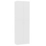 Armario de oficina de madera contrachapada blanco 60x32x190 cm de vidaXL, Armarios archivadores - Ref: Foro24-800297, Precio:...