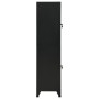 Black steel locker 38x45x180 cm by vidaXL, Lockers and storage cabinets - Ref: Foro24-339778, Price: 170,38 €, Discount: %