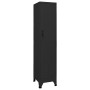 Black steel locker 38x45x180 cm by vidaXL, Lockers and storage cabinets - Ref: Foro24-339774, Price: 169,68 €, Discount: %