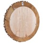 Round teak wall mirror 60 cm by vidaXL, Mirrors - Ref: Foro24-288802, Price: 95,54 €, Discount: %