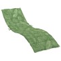 Oxford fabric sun lounger cushion with leaf print by vidaXL, Cushions for chairs and sofas - Ref: Foro24-361447, Price: 46,99...