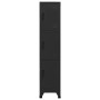 Black steel locker 38x45x180 cm by vidaXL, Lockers and storage cabinets - Ref: Foro24-339782, Price: 183,23 €, Discount: %