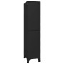 Black steel locker 38x45x180 cm by vidaXL, Lockers and storage cabinets - Ref: Foro24-339782, Price: 183,23 €, Discount: %