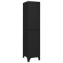 Black steel locker 38x45x180 cm by vidaXL, Lockers and storage cabinets - Ref: Foro24-339786, Price: 188,06 €, Discount: %