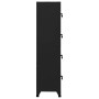 Black steel locker 38x45x180 cm by vidaXL, Lockers and storage cabinets - Ref: Foro24-339786, Price: 188,06 €, Discount: %