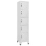 Light gray steel locker 38x40x180 cm by vidaXL, Lockers and storage cabinets - Ref: Foro24-339789, Price: 202,14 €, Discount: %