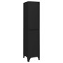 Black steel locker 38x40x180 cm by vidaXL, Lockers and storage cabinets - Ref: Foro24-339790, Price: 184,88 €, Discount: %