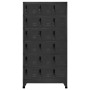 Anthracite gray steel locker 90x40x180 cm by vidaXL, Lockers and storage cabinets - Ref: Foro24-339831, Price: 347,63 €, Disc...