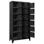 Anthracite gray steel locker 90x40x180 cm by vidaXL, Lockers and storage cabinets - Ref: Foro24-339831, Price: 347,63 €, Disc...