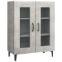 Aparador de madera de ingeniería gris hormigón 69,5x34x90 cm de vidaXL, Aparadores - Ref: Foro24-812127, Precio: 74,45 €, Des...