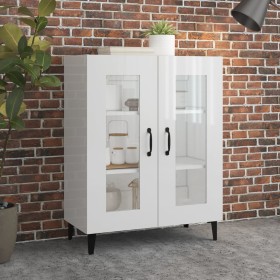 Bright white plywood sideboard 69.5x34x90 cm by vidaXL, Sideboards - Ref: Foro24-812129, Price: 79,48 €, Discount: %