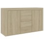 Sonoma oak plywood sideboard 120x36x69 cm by vidaXL, Sideboards - Ref: Foro24-801844, Price: 116,99 €, Discount: %