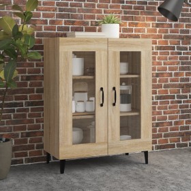 Aparador de madera de ingeniería roble Sonoma 69,5x34x90 cm de vidaXL, Aparadores - Ref: Foro24-812126, Precio: 85,52 €, Desc...